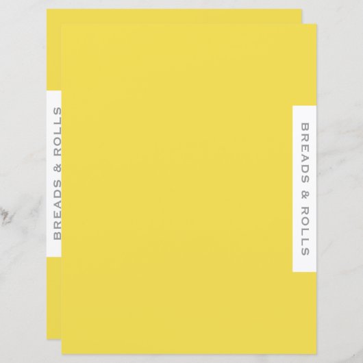 Ontvanger divider | Brood en rollen | Eenvoudig ge (Voorkant / Achterkant)