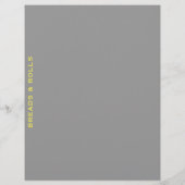 Ontvanger divider | Brood en rollen | Grijs en Gee (Achterkant)