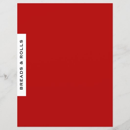 Ontvanger divider | Brood en rollen | Rood zwart w (Achterkant)