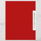 Ontvanger divider | Brood en rollen | Rood zwart w (Voorkant)