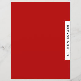 Ontvanger divider | Brood en rollen | Rood zwart w