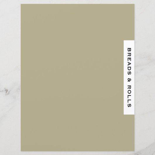 Ontvanger divider | Brood en rollen | Sage Black W (Voorkant)