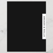 Ontvanger divider | Brood en rollen | Zwart-wit (Voorkant)