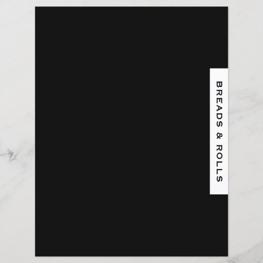 Ontvanger divider | Brood en rollen | Zwart-wit (Voorkant)