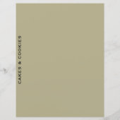 Ontvanger divider | Cake & Cookie | Eenvoudige Sag (Achterkant)