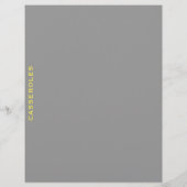 Ontvanger divider | Casseroles | Grijs en Geel (Achterkant)