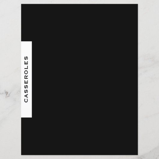 Ontvanger divider | Casseroles | Zwart-wit (Achterkant)