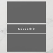 Ontvanger divider | Desserts | Grijs (Achterkant)