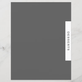 Ontvanger divider | Desserts | Grijs en wit