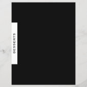 Ontvanger divider | Desserts | Zwart-wit (Achterkant)