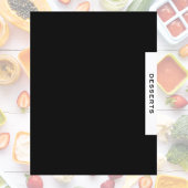 Ontvanger divider | Desserts | Zwart-wit