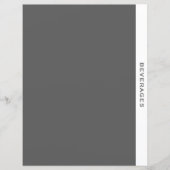 Ontvanger divider | Dranken | Grijs en wit (Voorkant)