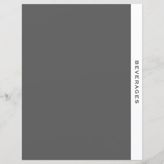 Ontvanger divider | Dranken | Grijs en wit (Voorkant)