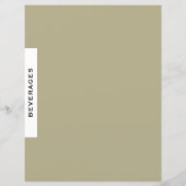 Ontvanger divider | Dranken | Sage Black & White (Achterkant)