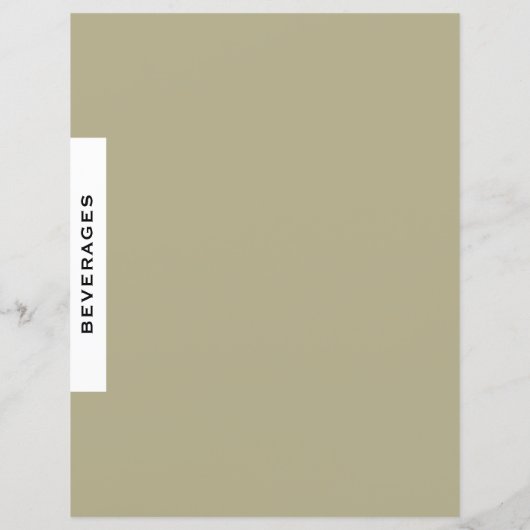 Ontvanger divider | Dranken | Sage Black & White (Achterkant)