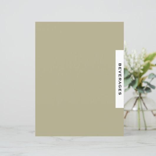 Ontvanger divider | Dranken | Sage Black & White (Staand voorkant)