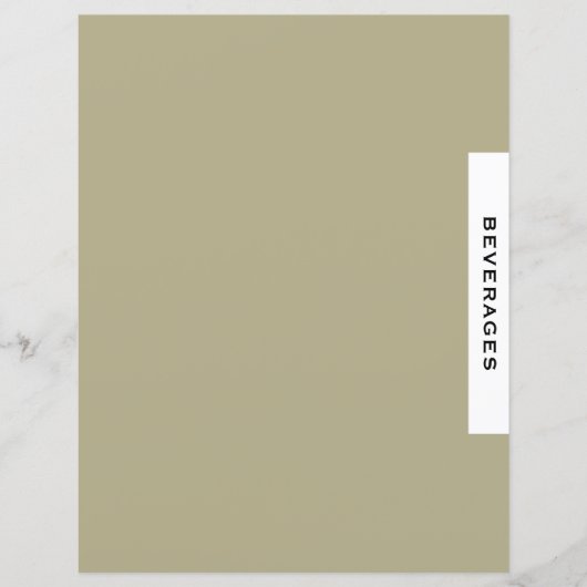 Ontvanger divider | Dranken | Sage Black & White (Voorkant)