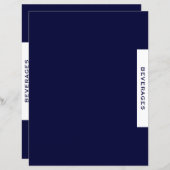 Ontvanger divider | Dranken | Zeemacht en wit (Voorkant / Achterkant)