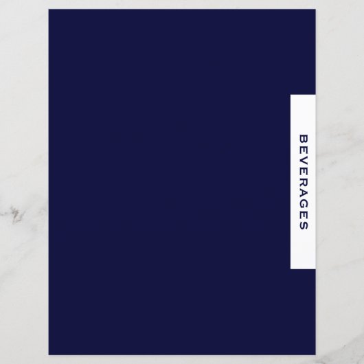 Ontvanger divider | Dranken | Zeemacht en wit (Voorkant)