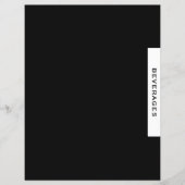 Ontvanger divider | Dranken | Zwart-wit (Voorkant)