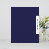 Ontvanger divider | Groenten | Zeemacht en wit (Staand voorkant)