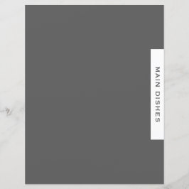 Ontvanger divider | Hoofddeksels | Eenvoudig grijs