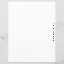 Ontvanger divider | Hoofddeksels | Eenvoudig wit