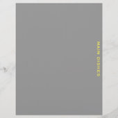 Ontvanger divider | Hoofddeksels | Grijs en Geel (Voorkant)