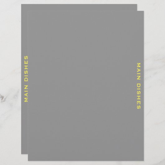 Ontvanger divider | Hoofddeksels | Grijs en Geel (Voorkant / Achterkant)