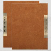 Ontvanger divider | Hoofddeksels | Sable Leather G (Voorkant / Achterkant)