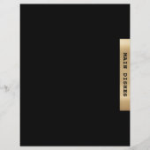 Ontvanger divider | Hoofddeksels | Zwart goud (Voorkant)