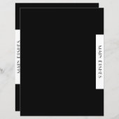 Ontvanger divider | Hoofddeksels | Zwart-wit (Voorkant / Achterkant)