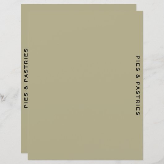 Ontvanger divider | Pie en banketbakken | Eenvoudi (Voorkant / Achterkant)