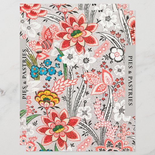 Ontvanger divider | Pies en pasteien | Elegant Flo (Voorkant / Achterkant)