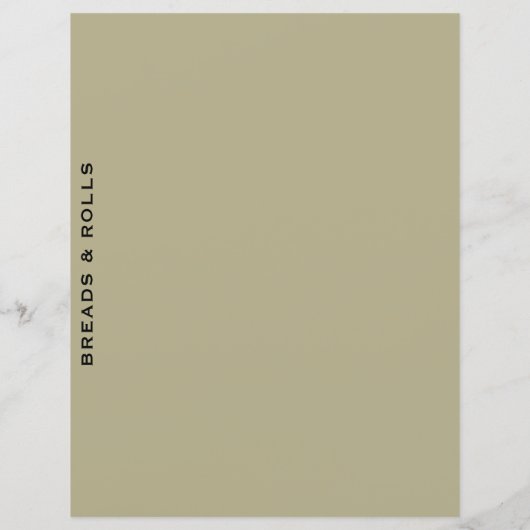 Ontvanger divider | Sage en zwart | Brood en rolle (Achterkant)