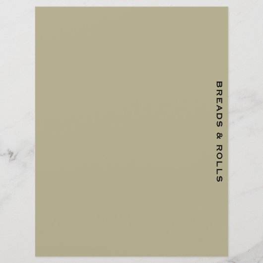 Ontvanger divider | Sage en zwart | Brood en rolle (Voorkant)