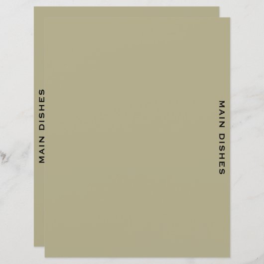 Ontvanger divider | Sage en zwart | Hoofddeksels (Voorkant / Achterkant)