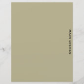 Ontvanger divider | Sage en zwart | Hoofddeksels (Voorkant)