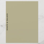 Ontvanger divider | Sage en zwart | Soep en Salade (Achterkant)