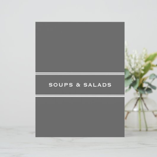 Ontvanger divider | Soep en Salades | Grijs (Staand voorkant)