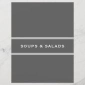 Ontvanger divider | Soep en Salades | Grijs (Voorkant)