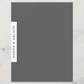 Ontvanger divider | Soep en Salades | Grijs en wit (Achterkant)