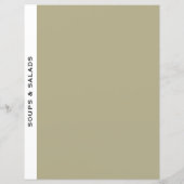 Ontvanger divider | Soep en Salades | Sage Black W (Achterkant)