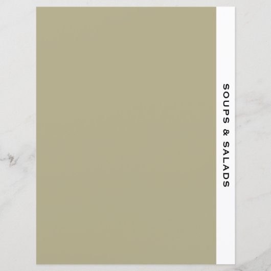 Ontvanger divider | Soep en Salades | Sage Black W (Voorkant)