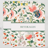 Ontvanger divider | Stijlvolle Floral | Dranken (Voorkant / Achterkant)