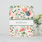 Ontvanger divider | Stijlvolle Floral | Dranken (Staand voorkant)