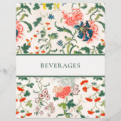 Ontvanger divider | Stijlvolle Floral | Dranken (Voorkant)