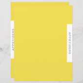 Ontvanger divider | Verzoekers | Eenvoudig geel (Voorkant / Achterkant)