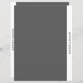 Ontvanger divider | Verzoekers | Eenvoudig grijs e (Voorkant / Achterkant)