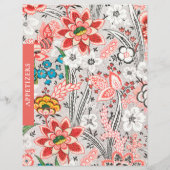 Ontvanger divider | Verzoekers | Elegant Floral (Achterkant)